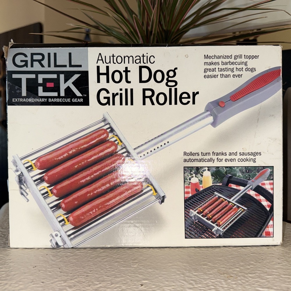 Grill Tek Automatic Hot Dog Grill Roller Vintage 2005 Extraordinary Barbecue 4AA
